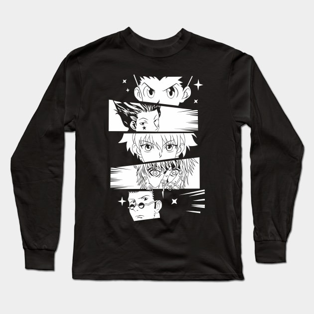 Hunter X Fanart Long Sleeve T-Shirt by Planet of Tees